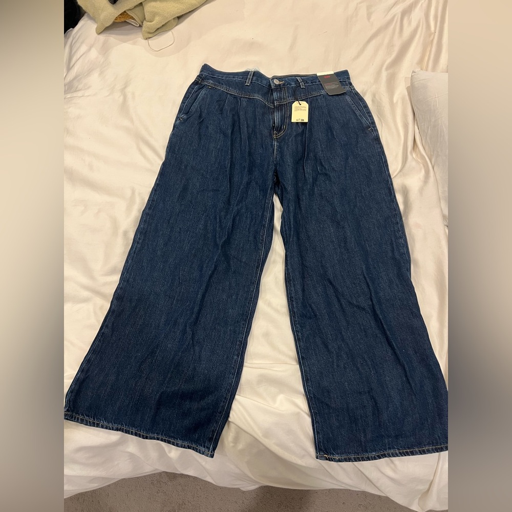 Levi's Blue Denim Jeans - Mom Jean Trouser
